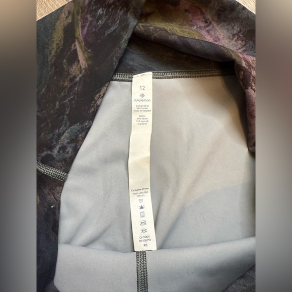 Lululemon Wunder Under Hi-Rise 7/8 Tight 25" Multi Radiant Size 12 - Picture 10 of 13